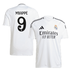 MBAPPÉ #9 Real Madrid Soccer Jersey Home Custom Shirt