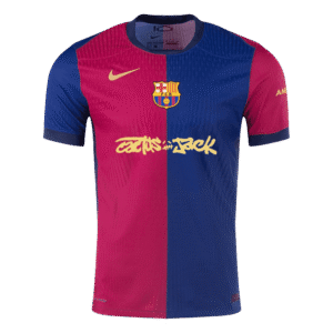 Barcelona X Travis Scott Home Custom Player Version Soccer Jersey