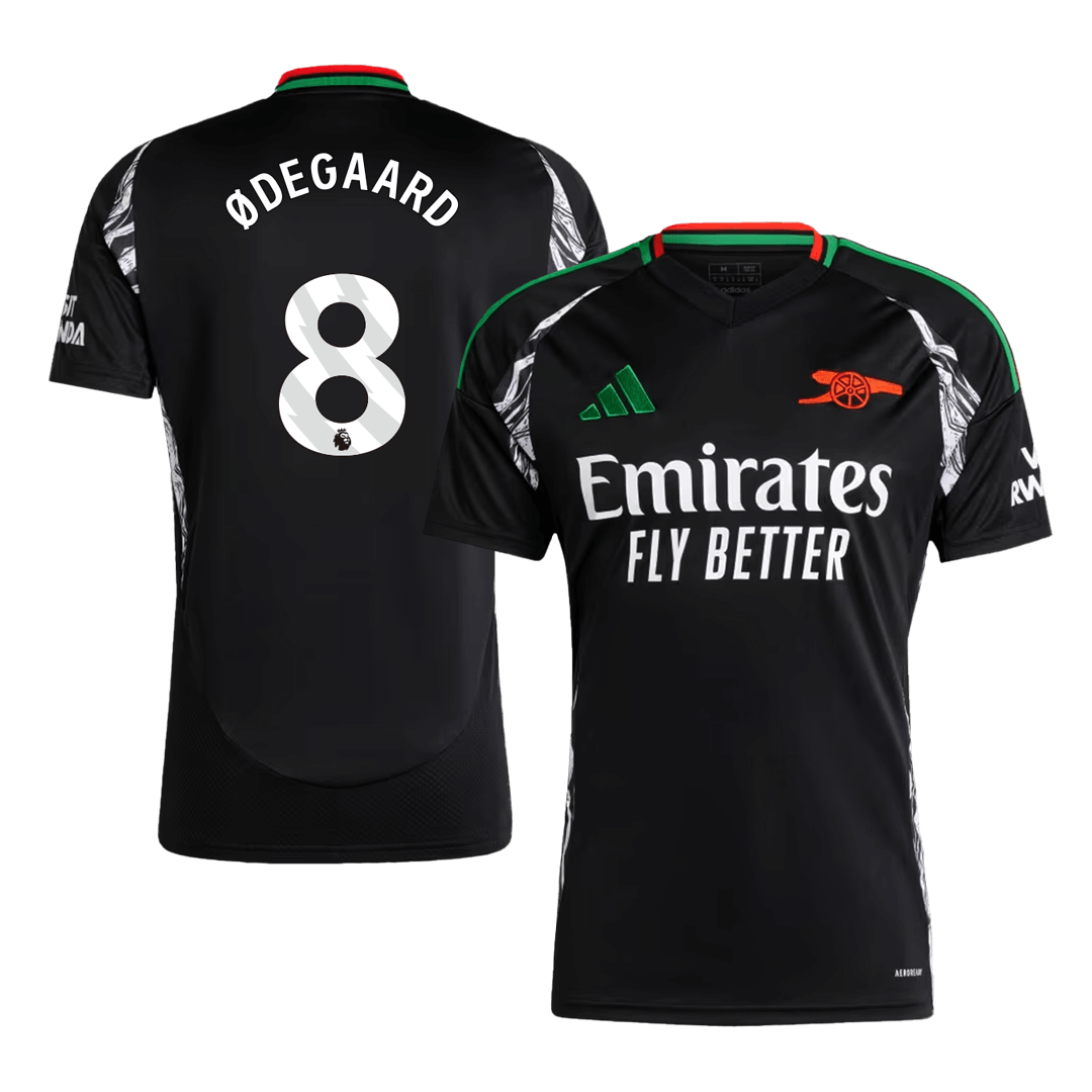 ØDEGAARD #8 Arsenal Soccer Jersey Away Custom Shirt