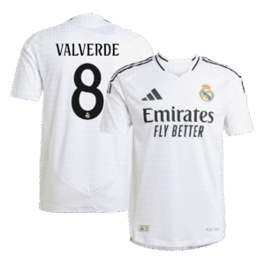 Real Madrid VALVERDE #8 Home Custom Player Version Soccer Jersey