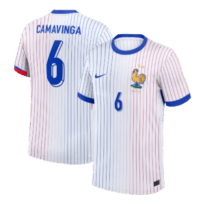 CAMAVINGA #6 France Soccer Jersey Away Custom Shirt
