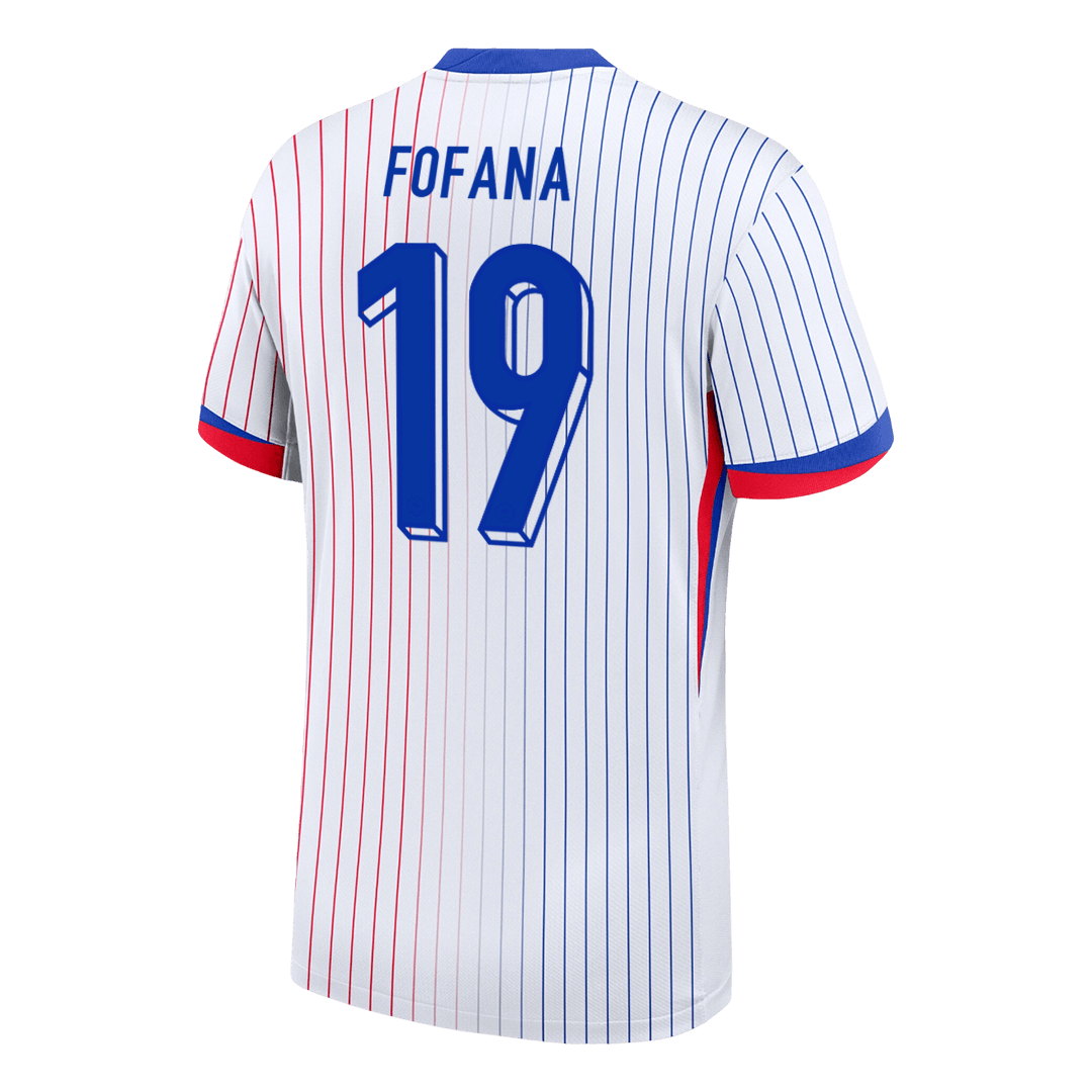 FOFANA #19 France Soccer Jersey Away Custom Shirt - Image 3