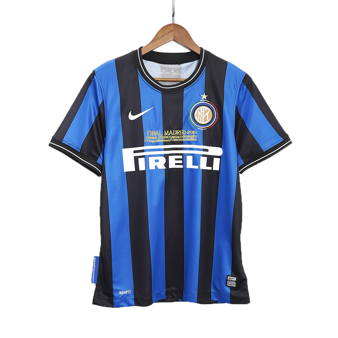 Inter Milan Jersey Custom Home Soccer Jersey 2009/10- UCL Final - Image 3