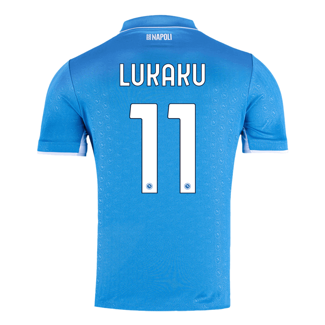Napoli LUKAKU #11 Home Custom Player Version Soccer Jersey - Image 3