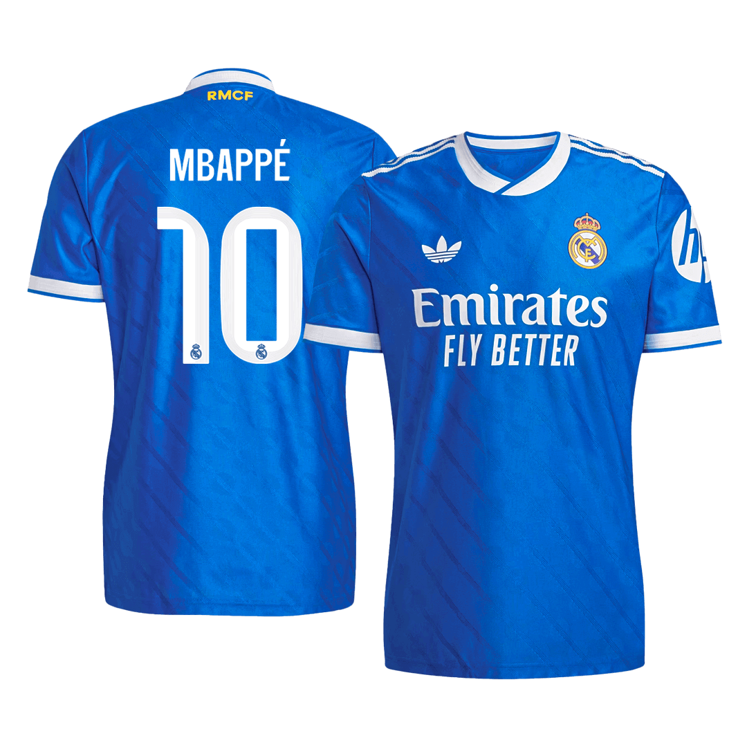 Real Madrid MBAPPÉ #10 Third Away Custom Player Version Soccer Jersey 2025/26