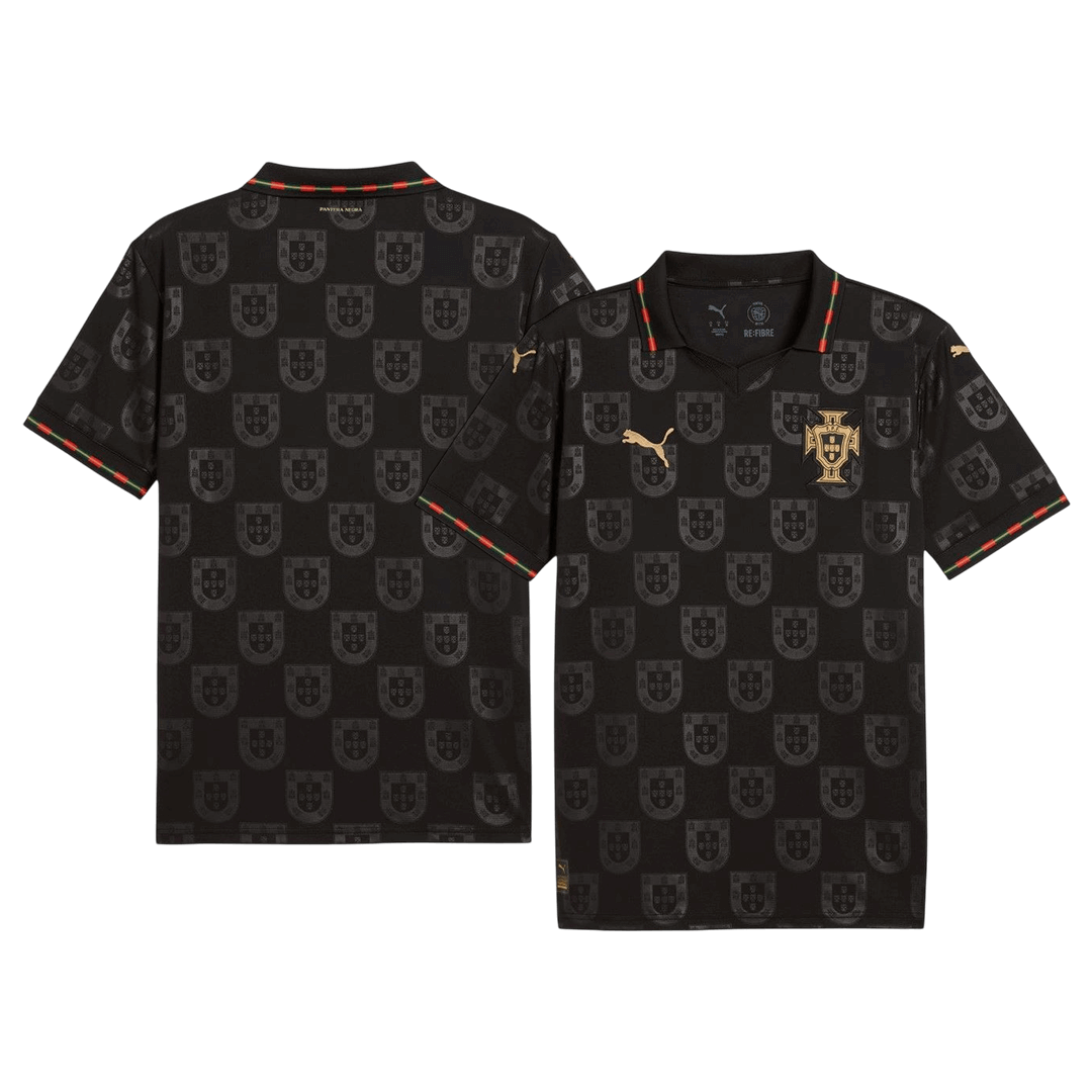 Portugal 'Black Panther' Special Soccer Jersey Shirt 2026 - Image 3