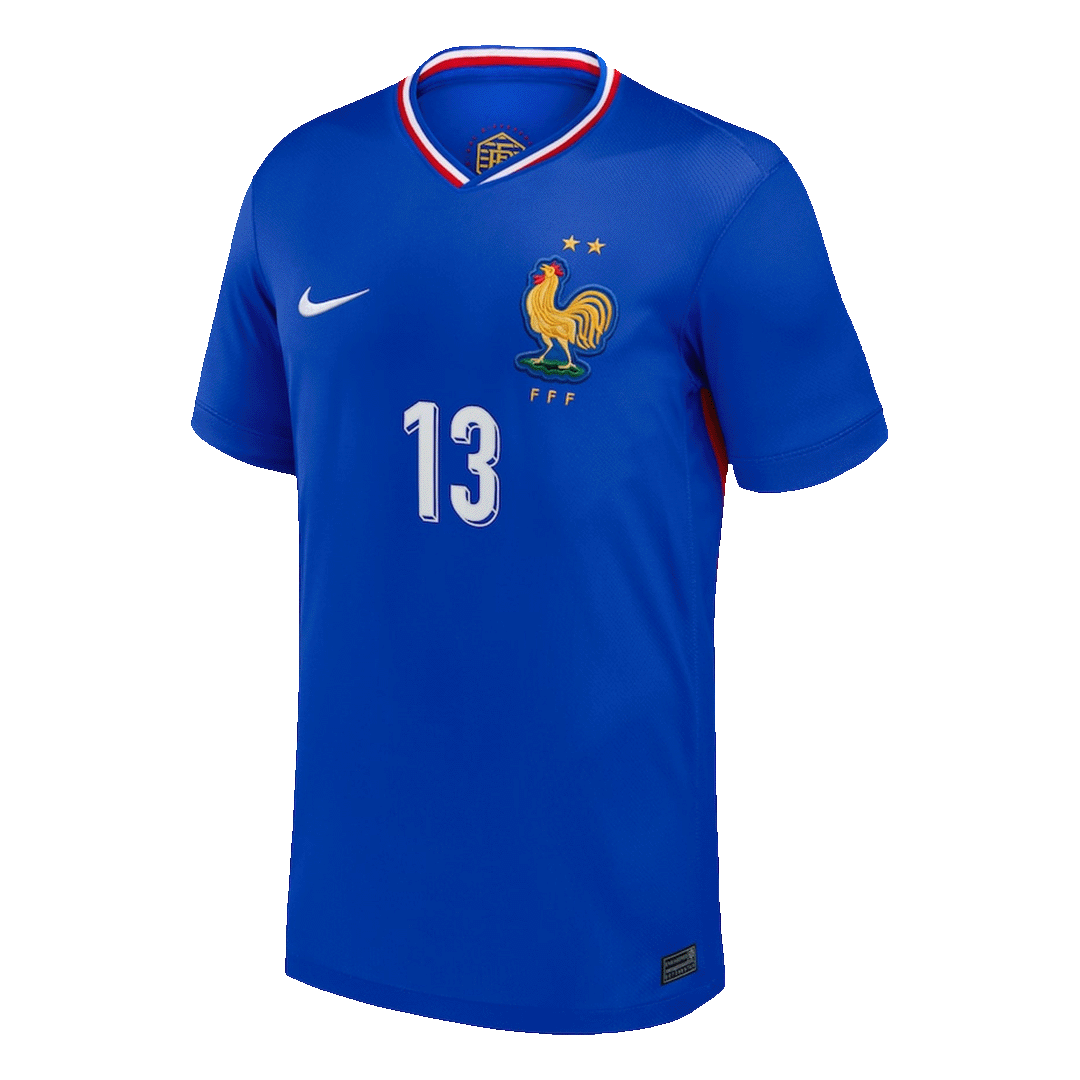 KANTE #13 France Home Soccer Jersey Euro - Image 2