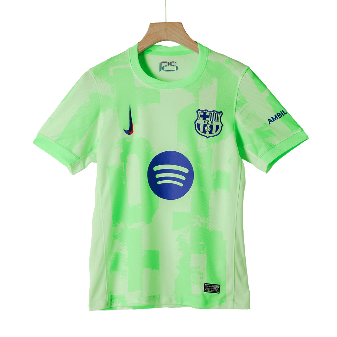 Barcelona Third Away Soccer Uniform Kits Spotify Logo Without Text - Image 4