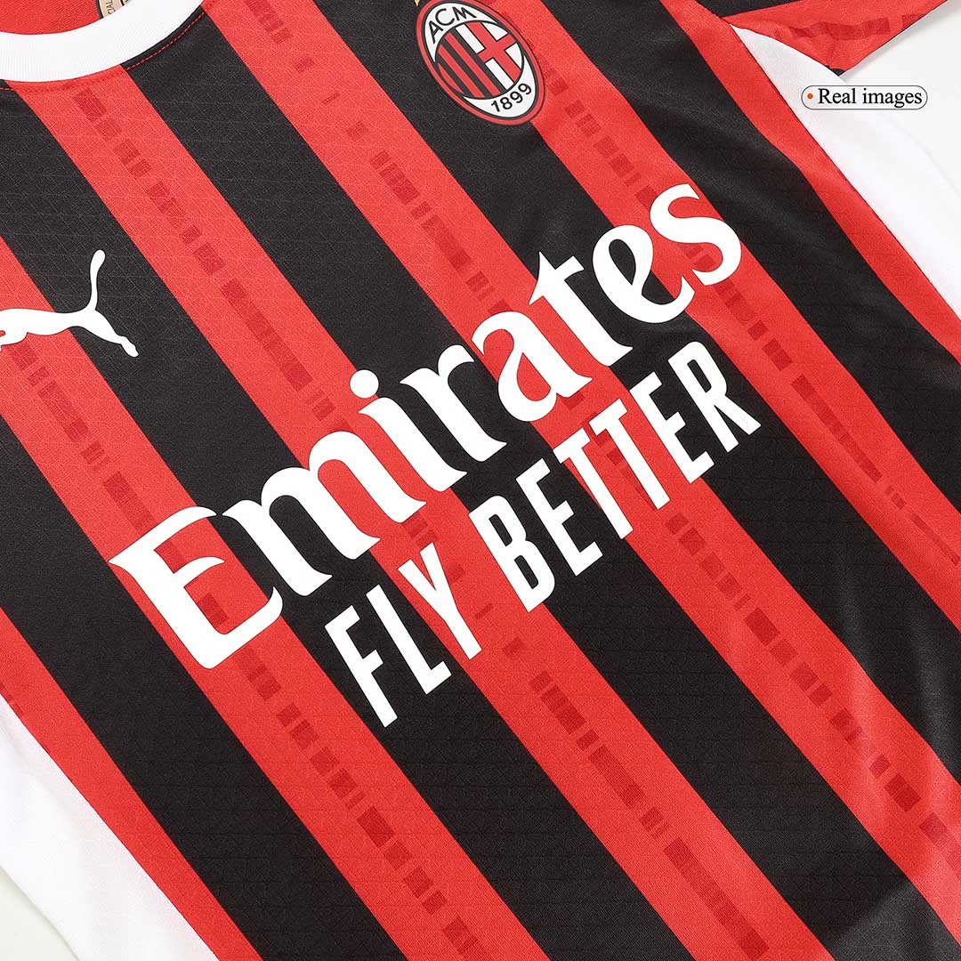 Authentic Soccer Jersey AC Milan Home Shirt - Image 10