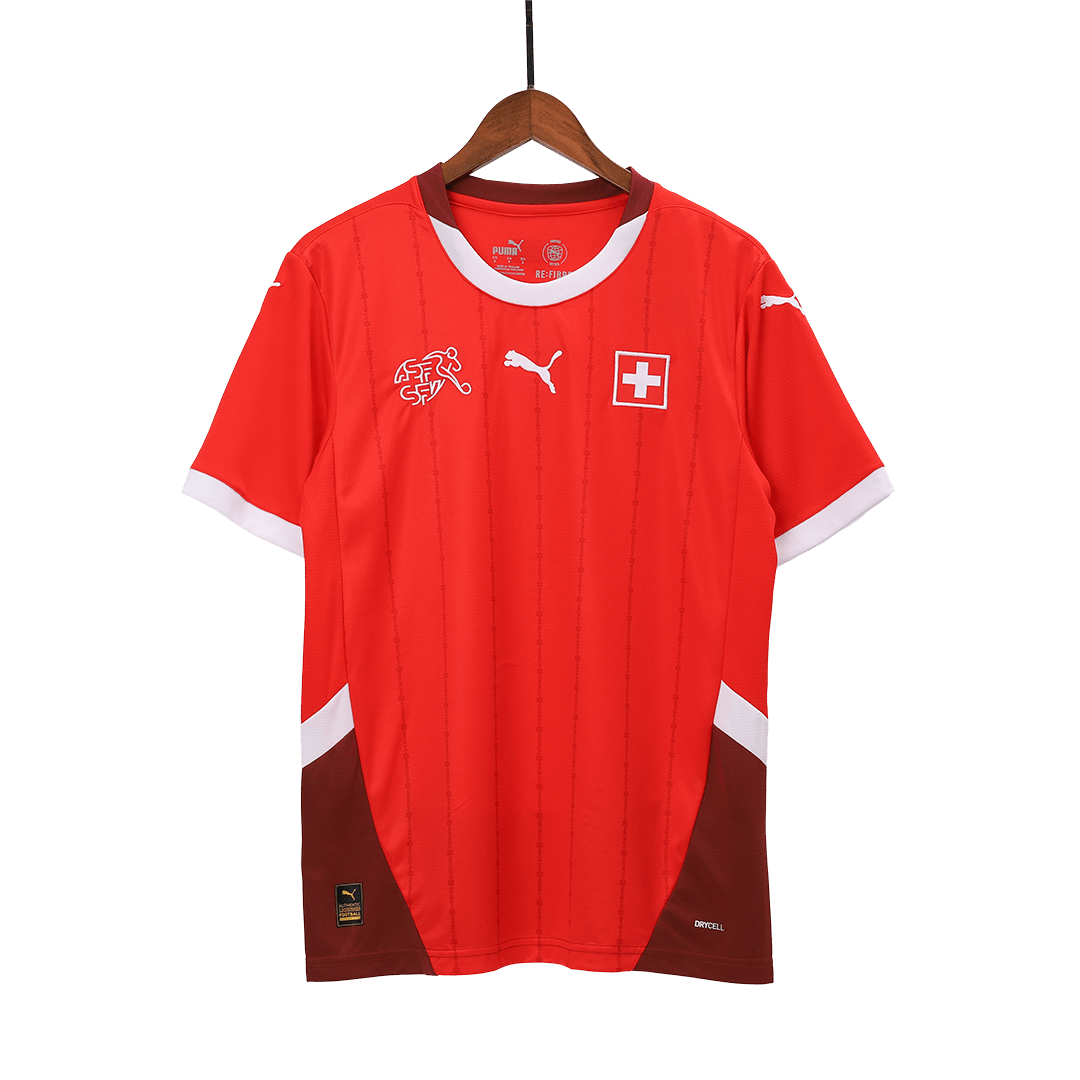 Switzerland Soccer Jersey Home Custom Shirt - Image 3