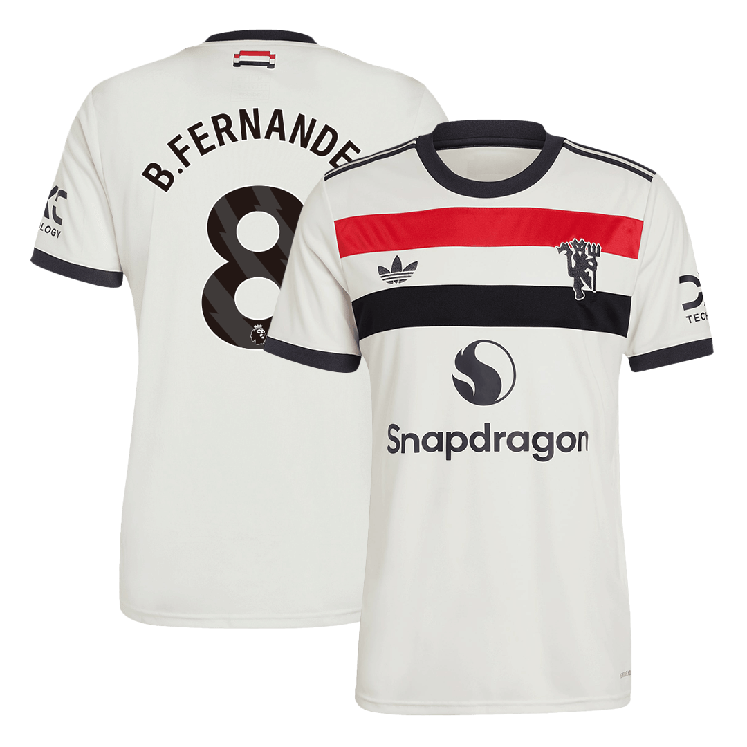 Manchester United Jersey Custom B.FERNANDES #8 Soccer Jersey Third Away