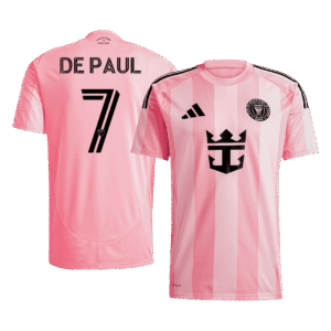 DE PAUL #7 Inter Miami CF Soccer Jersey Home Custom Shirt 2025