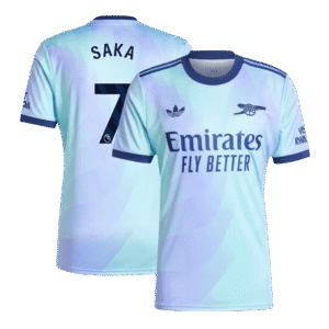 Arsenal Jersey Custom SAKA #7 Soccer Jersey Third Away