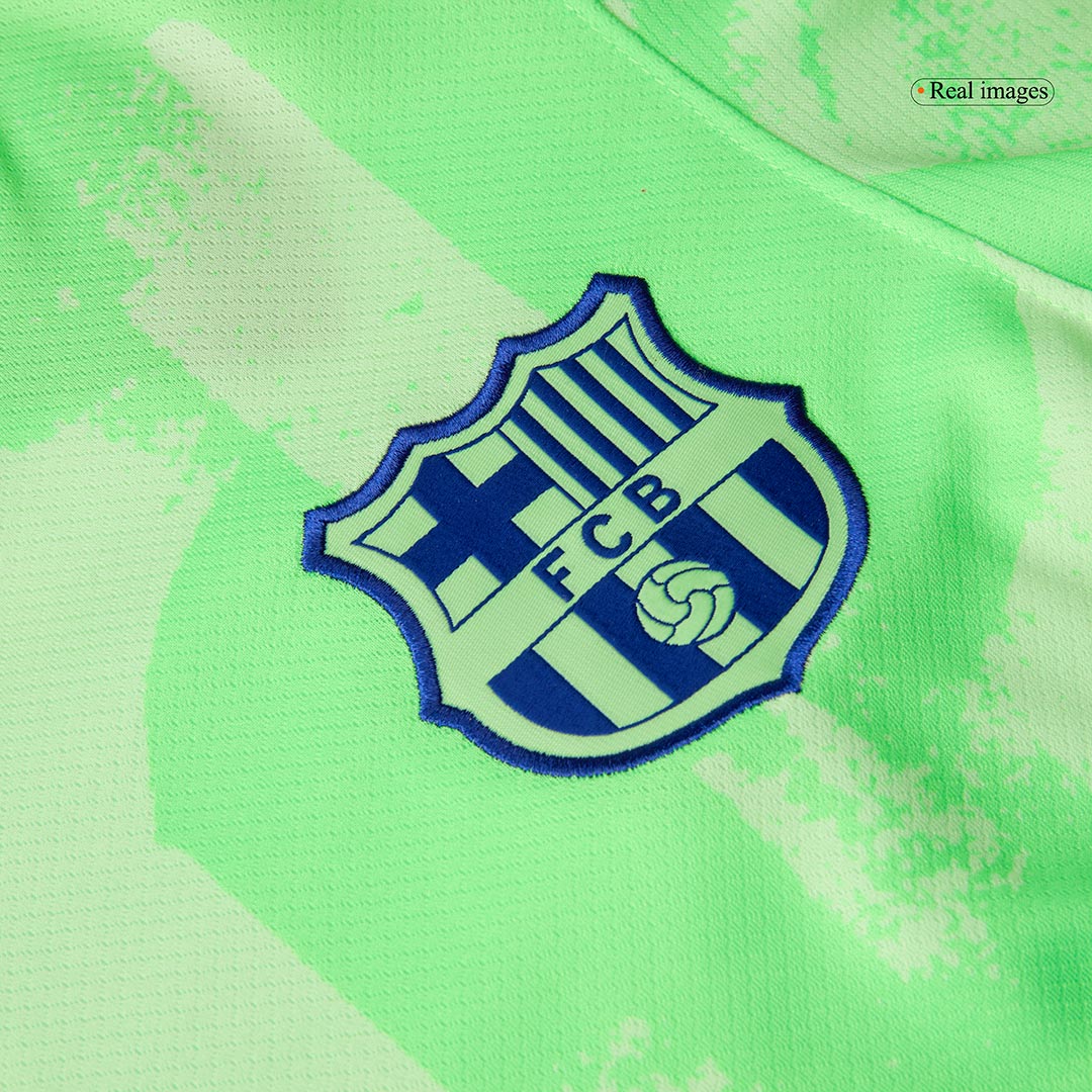 Barcelona Third Away Soccer Uniform Kits - Image 7