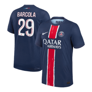PSG BARCOLA #29 Custom Player Version Home Soccer Jersey