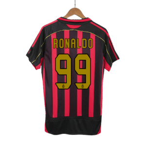 RONALDO #99 AC Milan Retro Jersey Home Soccer Shirt 2006/07