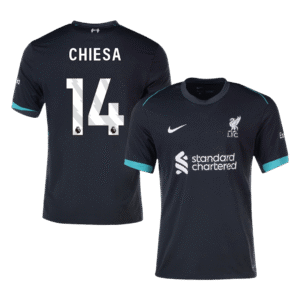 CHIESA #14 Liverpool Soccer Jersey Away Custom Shirt