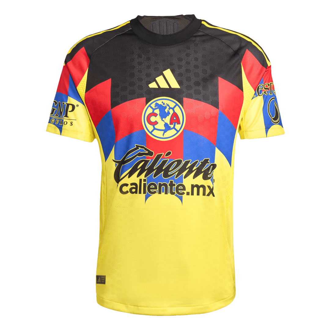 Club America Aguilas Home Custom Player Version Soccer Jersey 2025/26 - Image 4