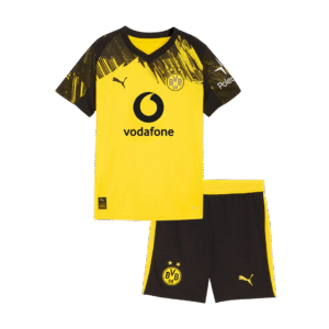 Kids Borussia Dortmund Home Custom Soccer Kits 2025/26