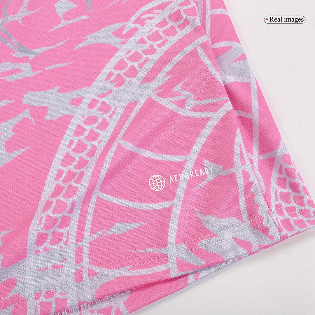 Real Madrid X Chinese Dragon Soccer Jersey 2023/24 Pink - Image 12