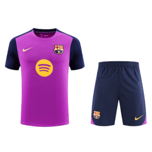 Barcelona Pre-Match Soccer Uniform Kits 2025/26