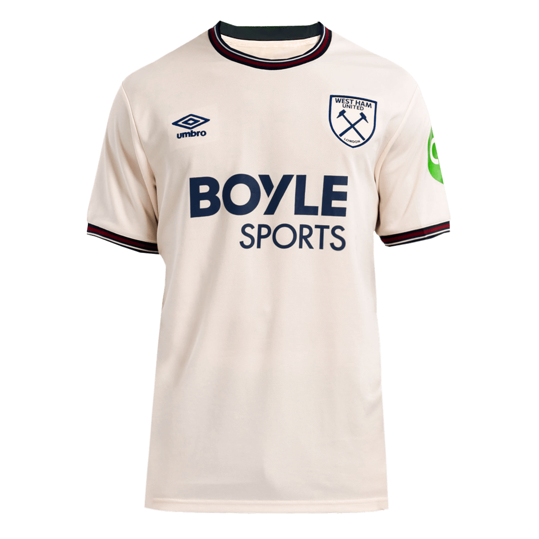 West Ham United Soccer Jersey Away Custom Shirt 2025/26