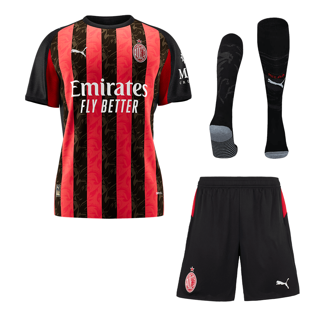 AC Milan Home Custom Full Soccer Kit 2025/26