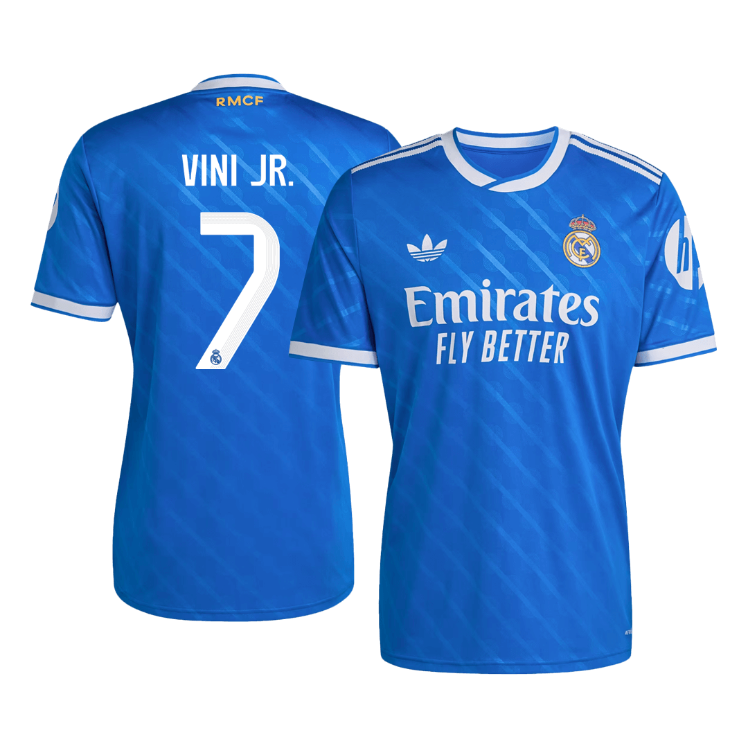 VINI JR. #7 Real Madrid Soccer Jersey Third Away Custom Shirt 2025/26