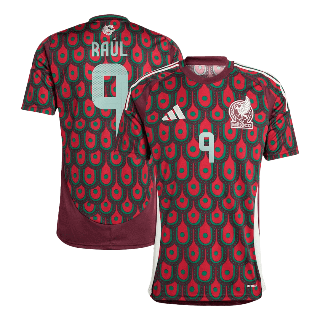 RAÚL #9 Mexico Soccer Jersey Home Custom Shirt