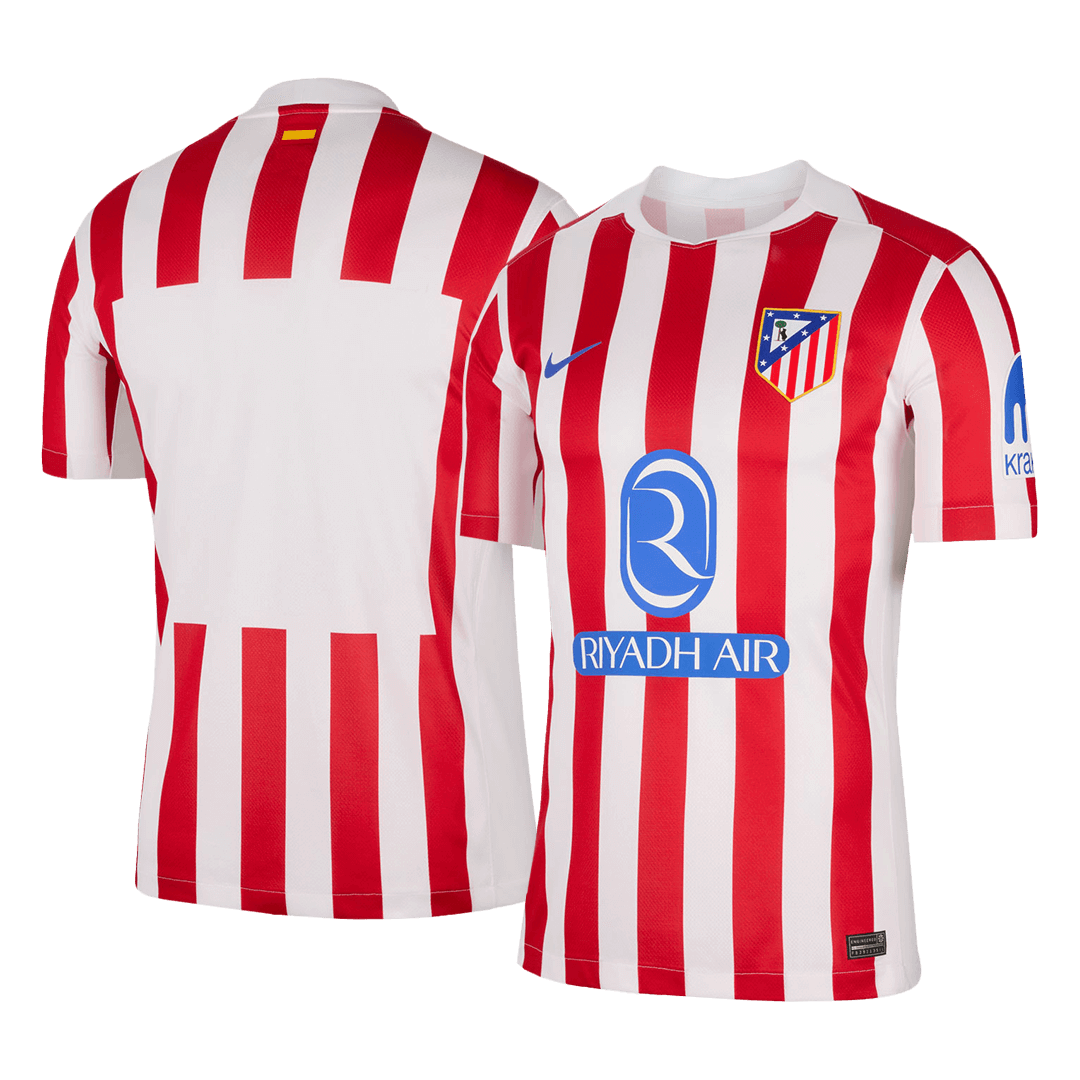 Atletico Madrid Soccer Jersey Home Custom Shirt 2025/26 - Image 3
