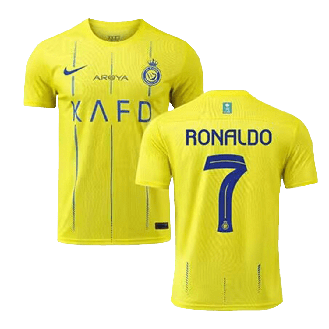Al Nassr Jersey Custom RONALDO #7 Soccer Jersey Home 2023/24