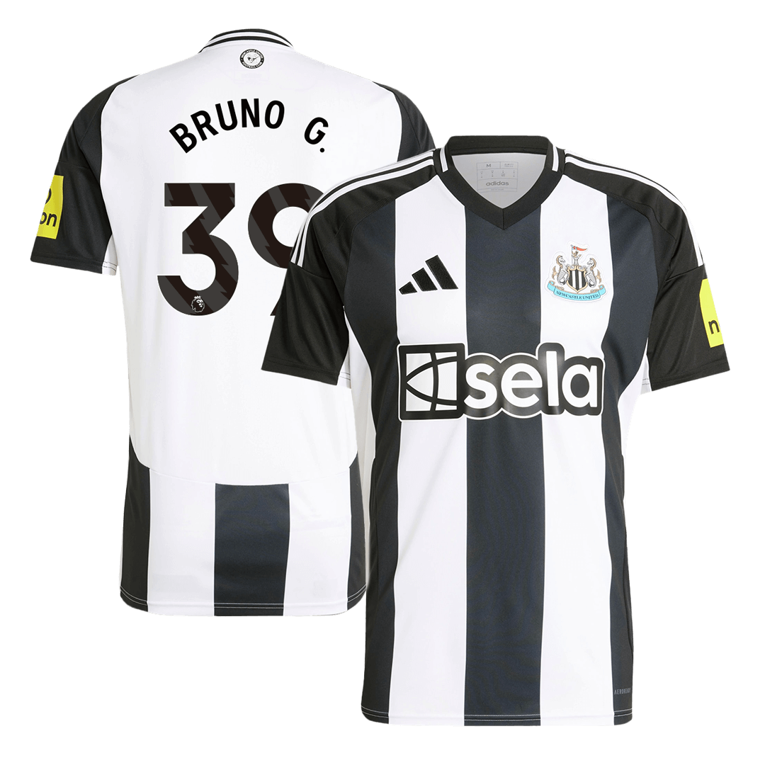 Newcastle United Jersey Custom BRUNO G. #39 Soccer Jersey Home