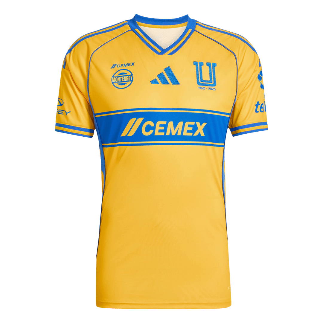 Tigres UANL Soccer Jersey Home Shirt 2025/26 - Image 4