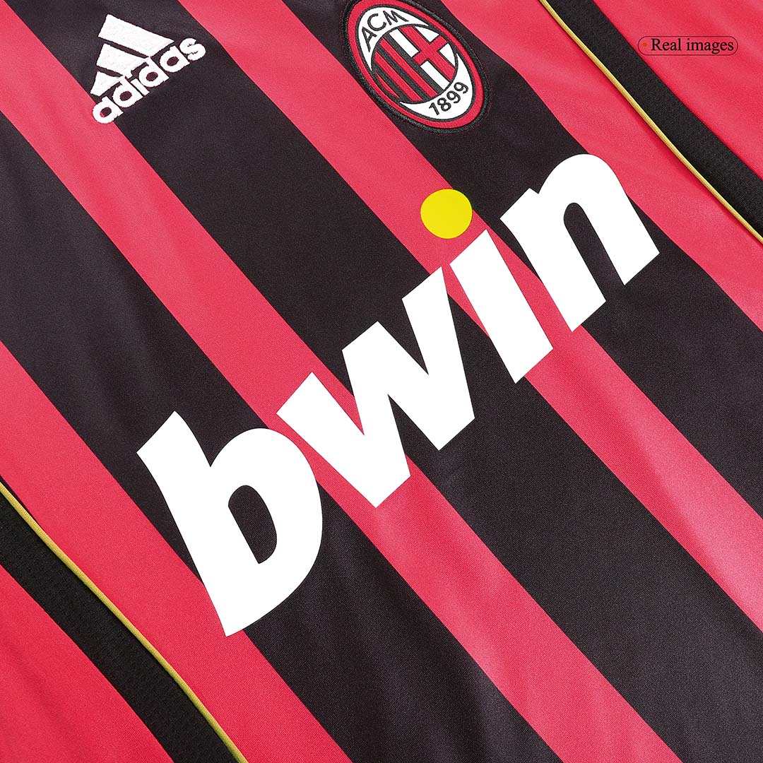 RONALDO #99 AC Milan Retro Jersey Home Long Sleeve Soccer Shirt 2006/07 - Image 6