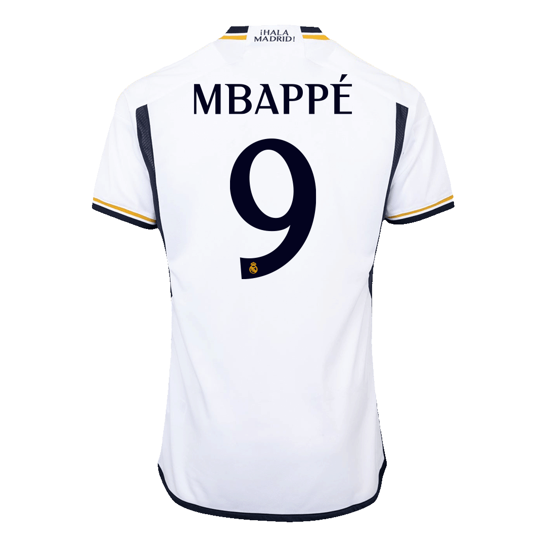 Real Madrid MBAPPÉ #9 Home Custom Player Version Soccer Jersey 2023/24 - Image 3