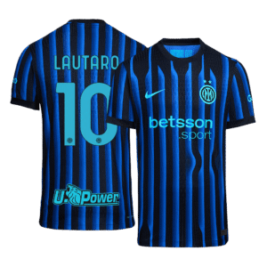 Inter Milan LAUTARO #10 Home Custom Player Version Soccer Jersey 2025/26