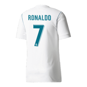 RONALDO #7 Real Madrid Retro Jersey Home Soccer Shirt 2017/18