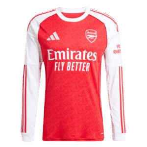Arsenal Long Sleeve Jersey Home Football Shirt 2025/26