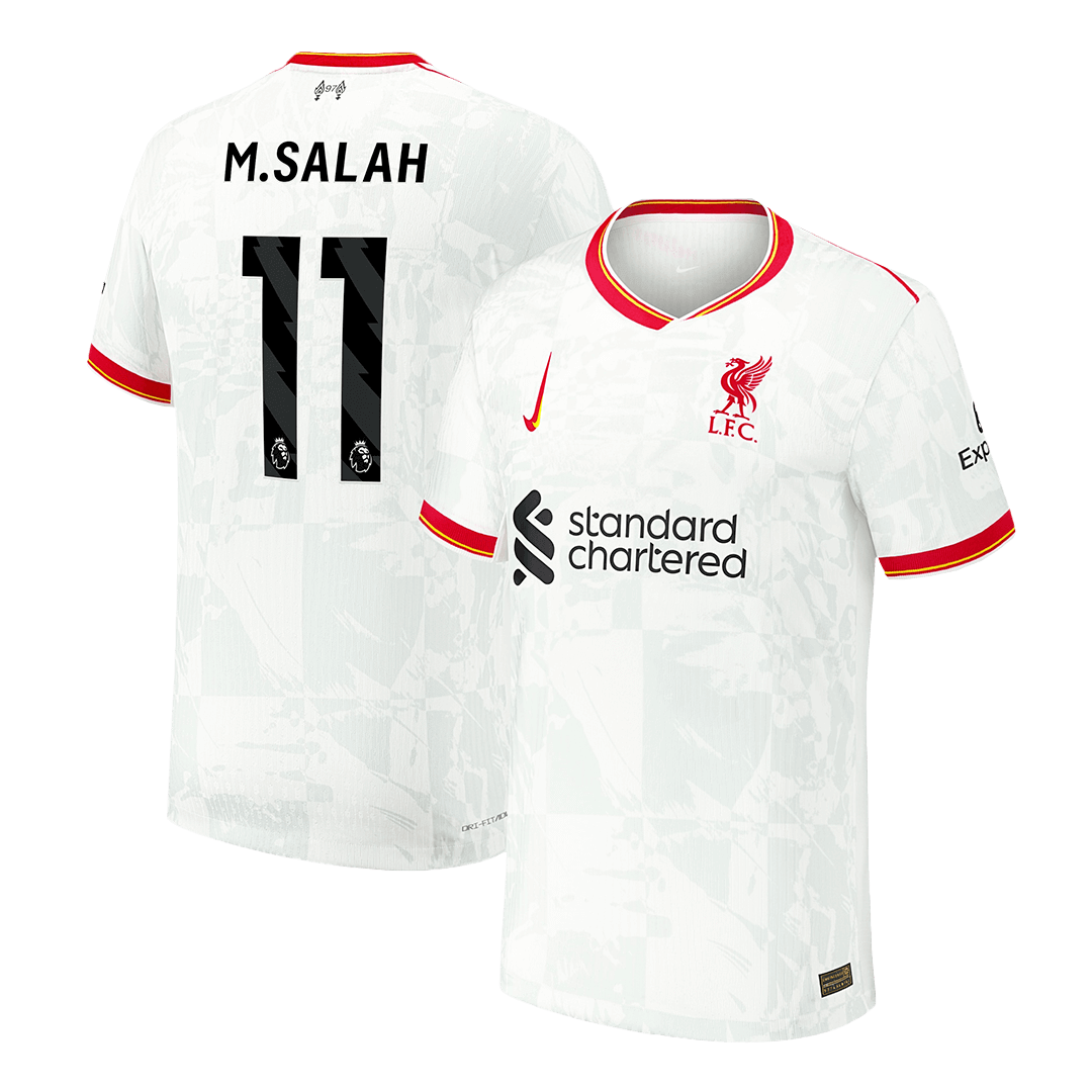 Liverpool M.SALAH #11 Custom Player Version Third Away Soccer Jersey