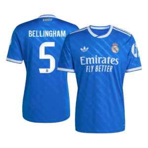 BELLINGHAM #5 Real Madrid Soccer Jersey Third Away Custom Shirt 2025/26