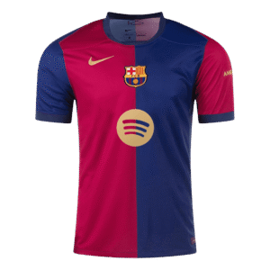Barcelona Home Soccer Jersey - Spotify Logo Without Text
