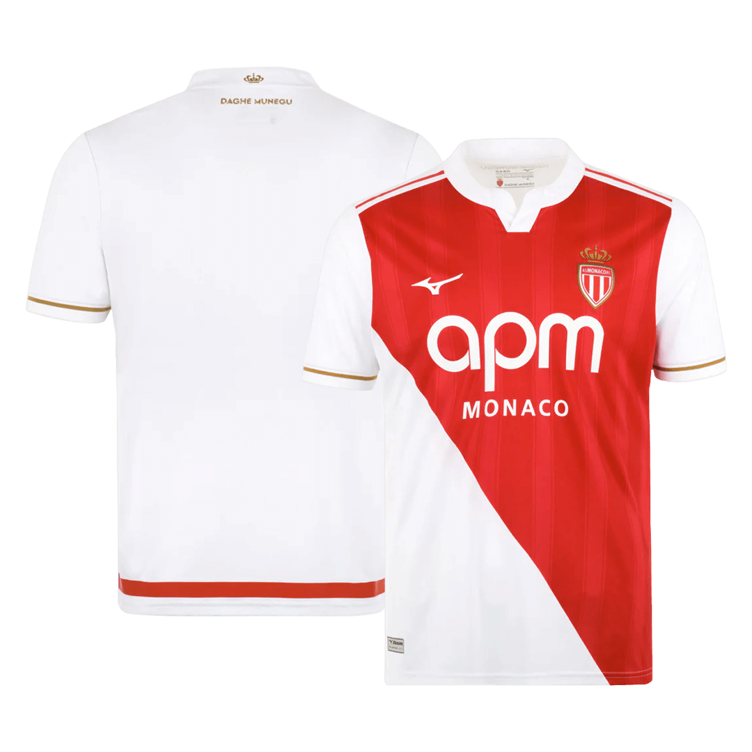 AS Monaco FC Soccer Jersey Home Shirt 2025/26 - Image 3