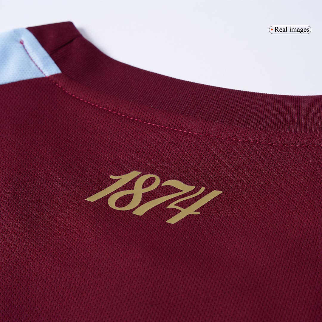 Aston Villa Soccer Jersey Home Custom Shirt 2025/26 - Image 12