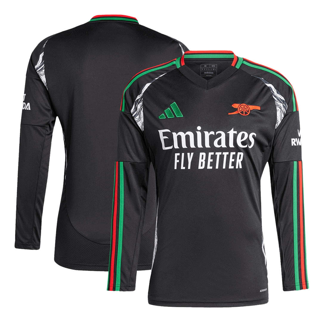 Arsenal Long Sleeve Jersey Away Football Shirt - Image 3