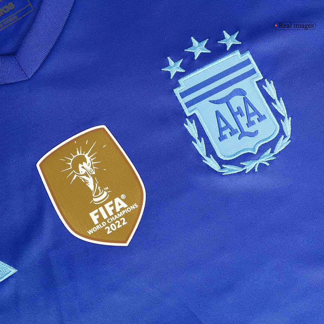 MESSI #10 Argentina Soccer Jersey Away Custom Shirt - Image 3