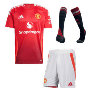 Manchester United Home Custom Full Soccer Kit