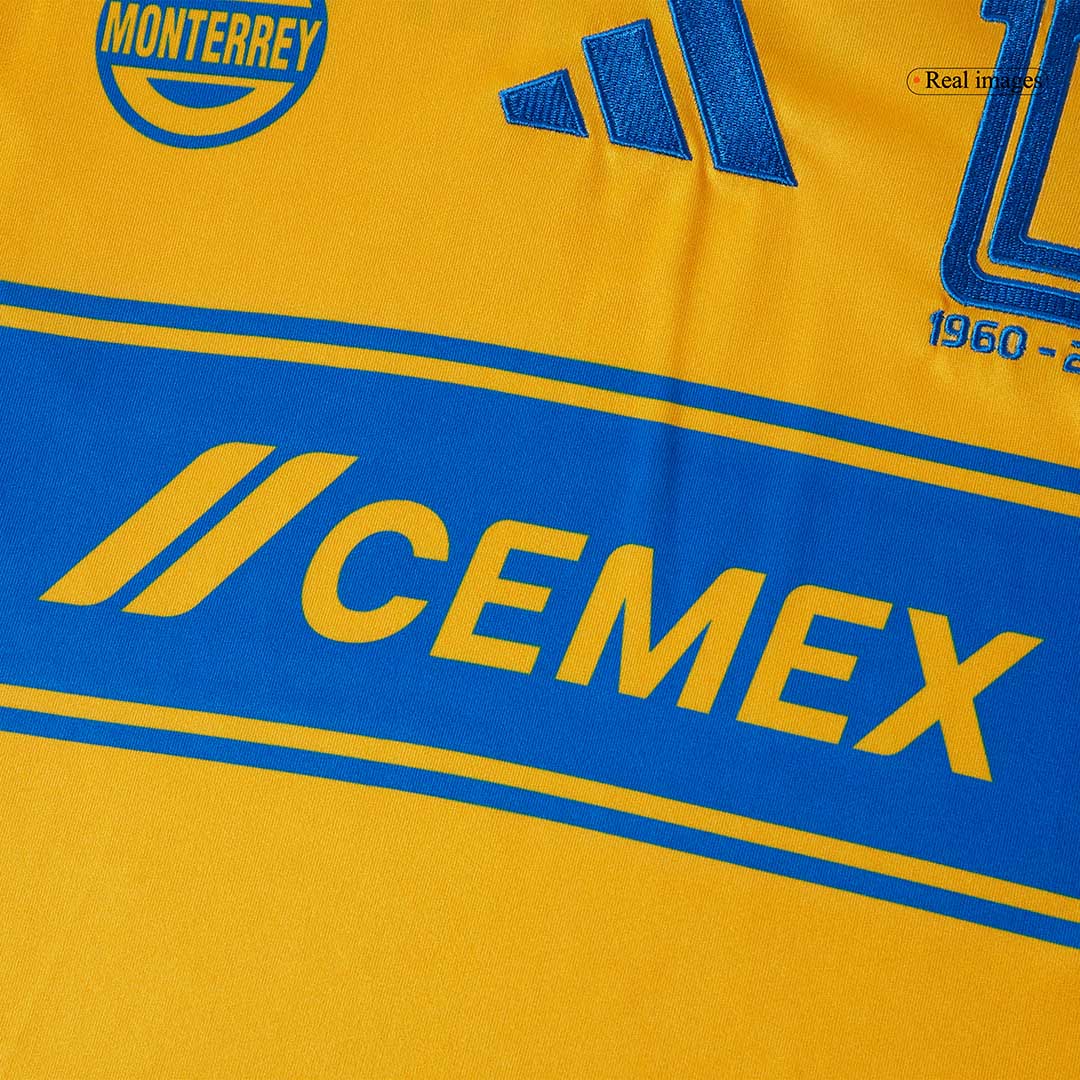 Tigres UANL Soccer Jersey Home Shirt 2025/26 - Image 11