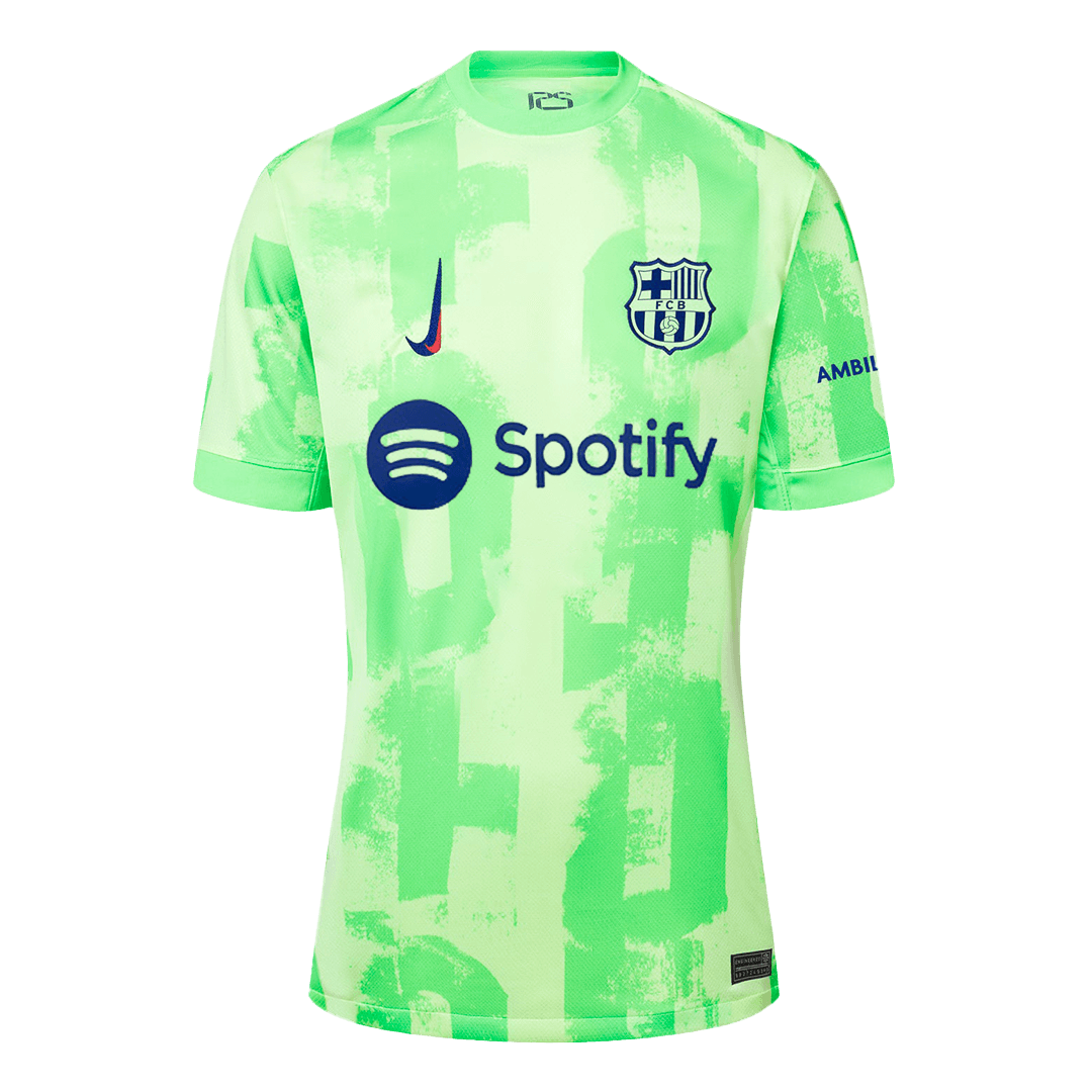 Barcelona Third Away Soccer Uniform Kits - Image 3