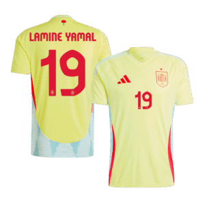 LAMINE YAMAL #19 Spain Soccer Jersey Away Custom Shirt