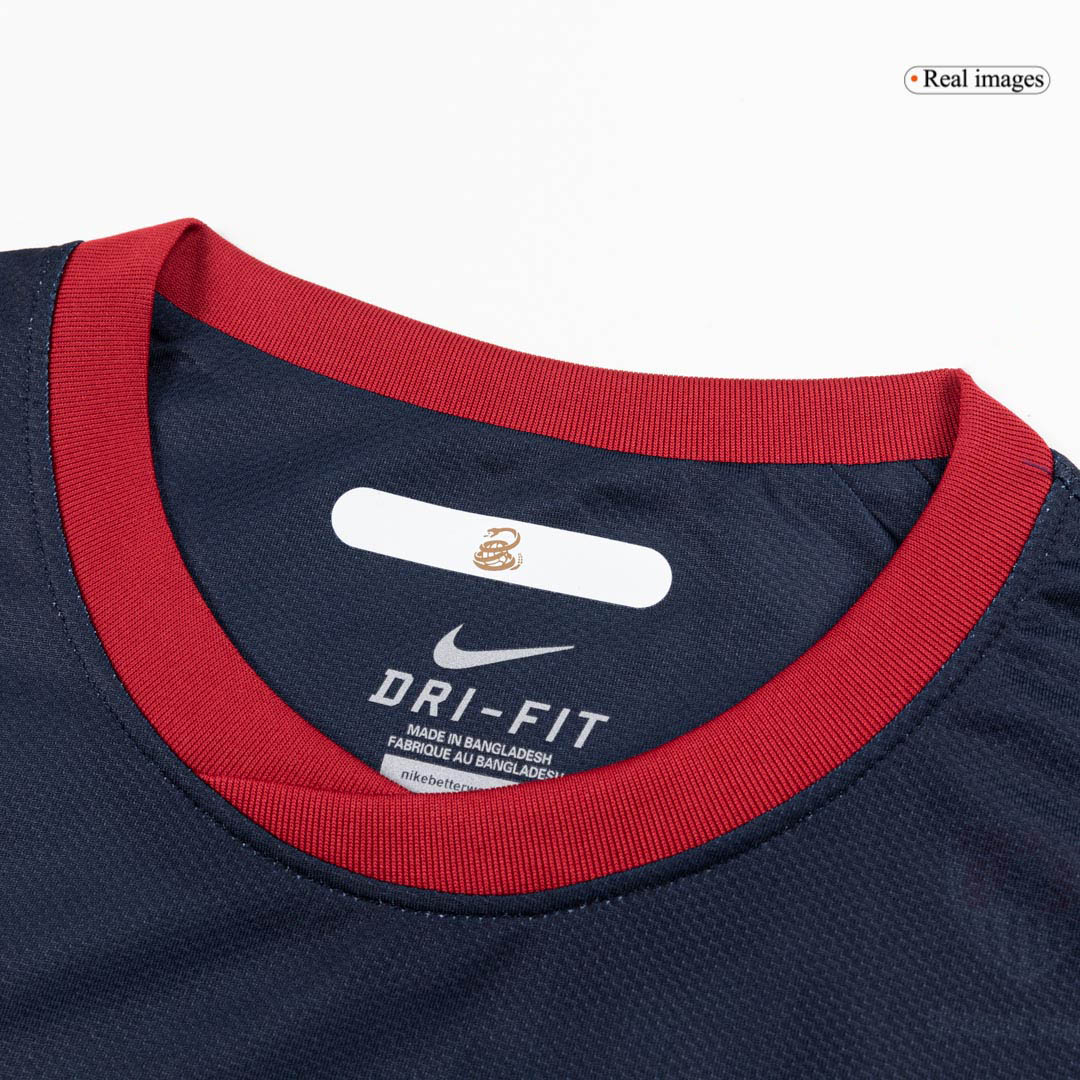 USA Retro Jersey Away Long Sleeve Soccer Shirt 2010 - Image 4